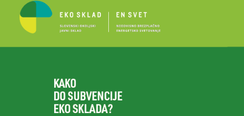 Izkoristite subvencije Eko sklada