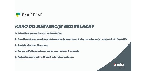 Izkoristite subvencije Eko sklada