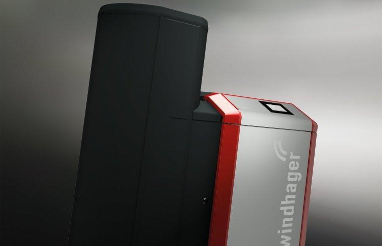 Peč na pelete Windhager.