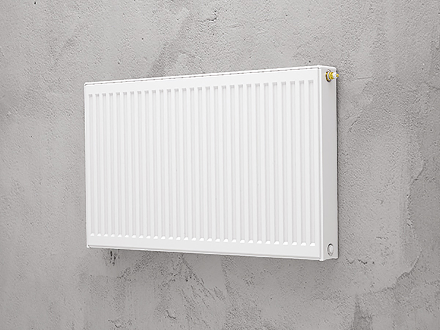 DL RADIATORS panelni radiatorji s priključkom spodaj na sredini radiatorja