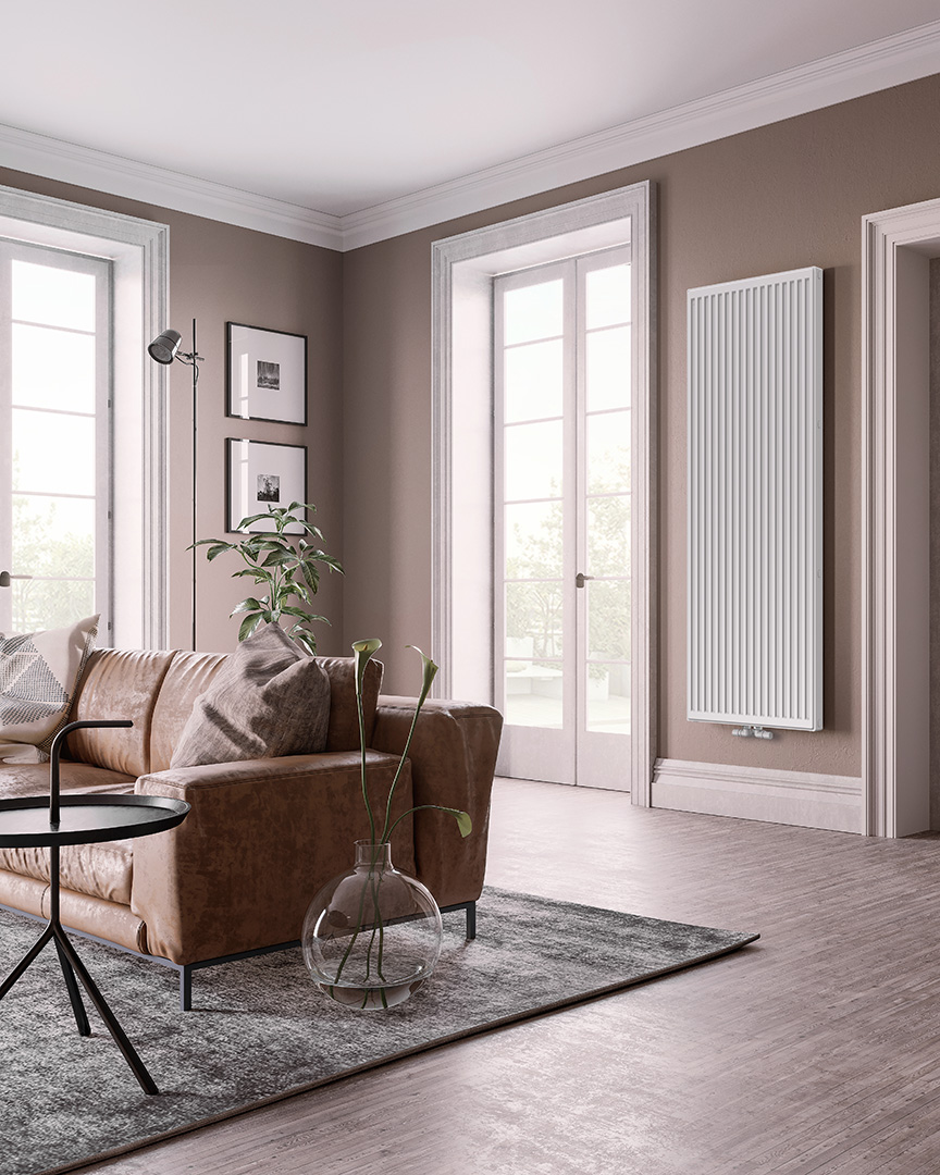 DL RADIATORS panelni Vertikalni radiatorji z značilno pokončno obliko